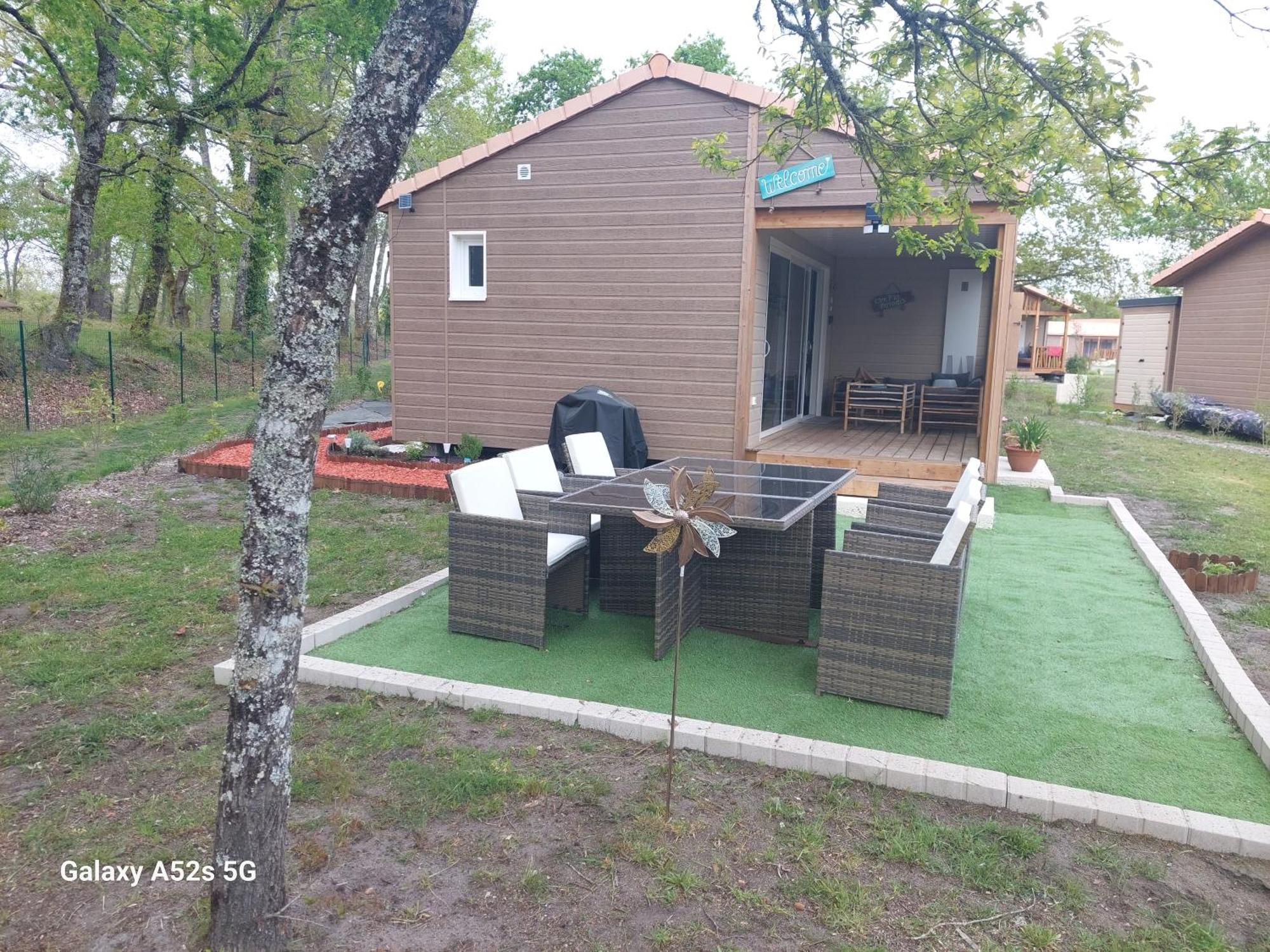 La Cabane 27 ~ Chalet Cosy Au Bord Du Lac De Peyre Labouheyre Dış mekan fotoğraf